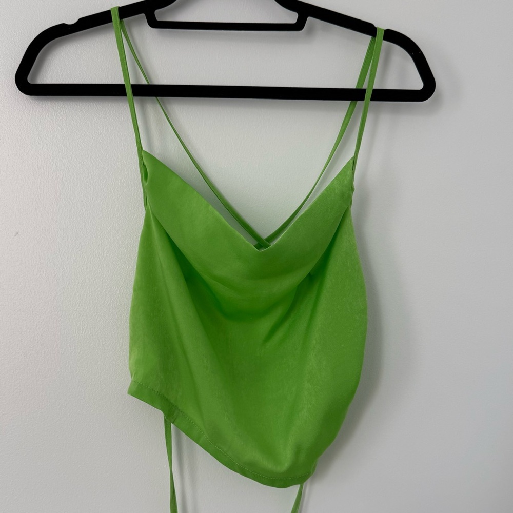Pepper Mayo silk cowl neck top